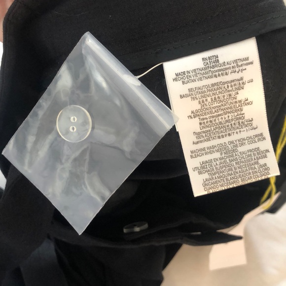 BCBG Linen Pants + removable overall straps - Picture 7 of 11